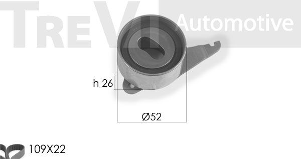 TREVI AUTOMOTIVE Hammashihnasarja KD1152